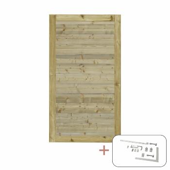 PLUS Plank Enkelgrind inkl. beslag - 100×163 cm